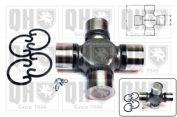 QUINTON HAZELL QL515 Universal Joint, differential pinion gear